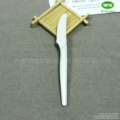 Disposable Bio-Based Plastic Cutlery Knife,Disposable Utensils - Forks, Spoons & Knives Made From Potato Starch