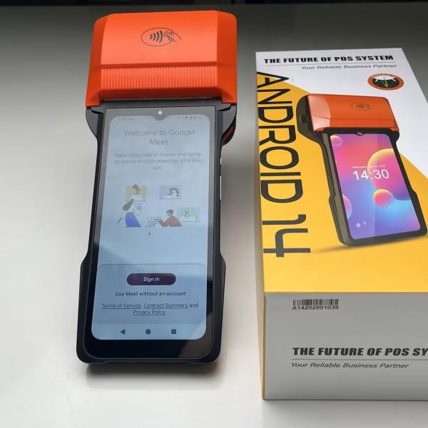 32GB Handheld Point Of Sale System 2.4G Wifi / 5G Wifi Wireless Smart POS For Retail Kiosk