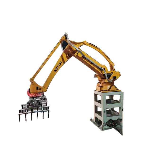 Palletizer de brazo robótico automático industrial para componentes centrales de bolsas de fertilizantes, incluidos el motor y el manipulador robótico PLC