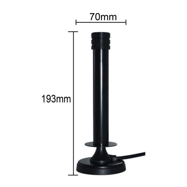 4-5dBi Amplified Hd Digital Tv Antenna Long 120 Miles Range Support 4K 1080