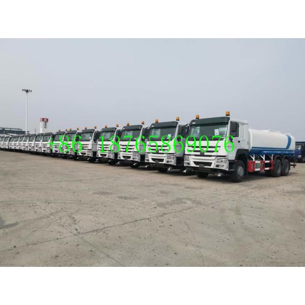 camión del tanque de agua de las ruedas 6x4 336hp de 1500L Sinotruk Howo 10