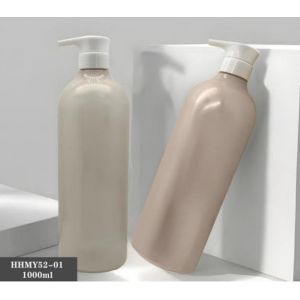 Customized Plastic Luxury Shampoo Bottles 1000ml PET Bottle