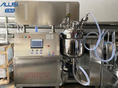 100L PLC Touch Screen Paste Vacuum Emulsifier Mixing Machine Foundation Sunscreen Maker