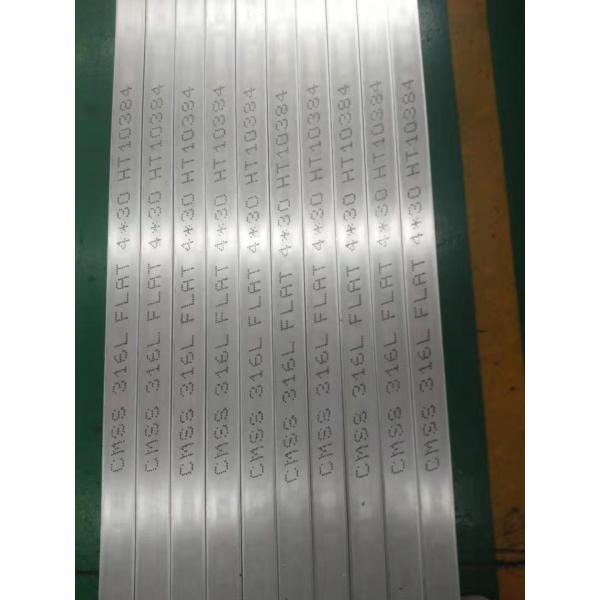 Hot Rolled Hairline Finished Din 1.4404 S31603  Stainless Steel 316L Flat Bar 80*8*6000