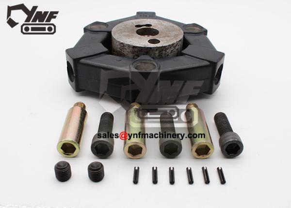 Máquina escavadora de borracha Spare Parts do acoplamento do motor com o Assy de alumínio 200LC do bloco