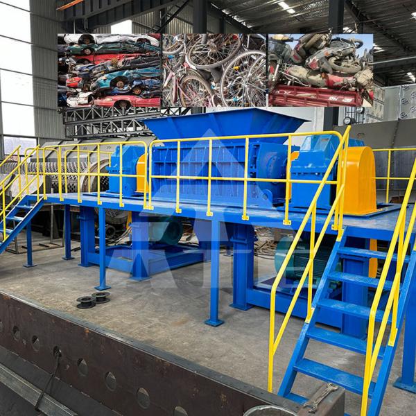 Tire Scrap Heavy Duty Metal Shredder Car Body Metal Scrap Shredder