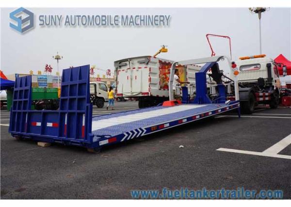 FAW  115 Hp Engine Wrecker Tow Truck , Flatbed Wrecker Full Landing 5000 KG
