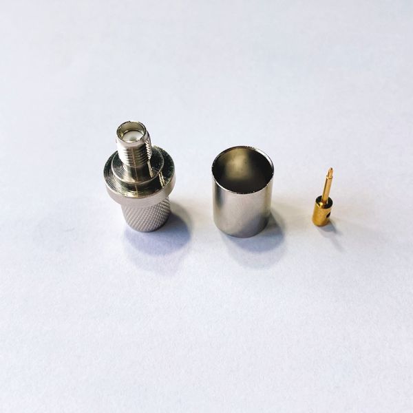 DC-6GHz SMA-KWK SMA Female To Female Right Angel Adapter
