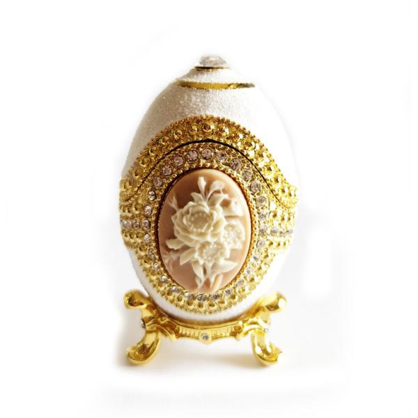 European Easter Egg Jewelry Box Jewel Storage Organizer Event Home Decor Easter Egg Jewelry Box Enamel Trinket box