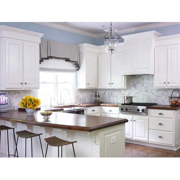 Customized Veneer Color White PVC Kitchen Cabinet Sets for Modern Design in Market