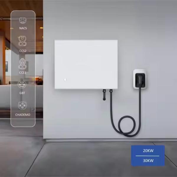 DC Charging Station 20KW 30KW CCS1 CCS2 GBT CHADEMO TESLA Home Fast Ev Charger DC Station For Electric Cars Vehicles