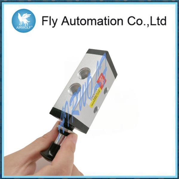 Push Pull Pneumatic Control Valve , Xq Series Metallic Manual Air Control Valve