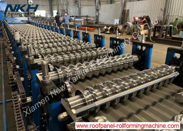High Stress Metal Corrugated Roll Forming Machine , Corrugated Roofing Sheet Making Machine