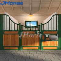 Estilo Europeu 10ft X 7.2ft Frentes Galvanizadas de Estande com Alimentadores de feno
