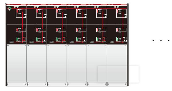 High Flexibility Automatic Switchgear , Substation Switchgear Compact Structure