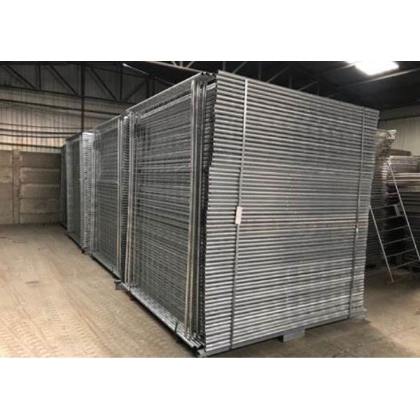 Valla de malla temporal de acero de bajo carbono para el control de multitudes en eventos