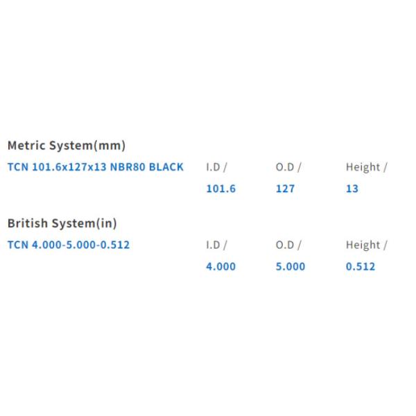 NBR80 Rotary Shaft Seals , Hydraulic Pump Oil Seal For Rotating Shaft TCN Style