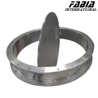 200 mm 150 mm 110 mm de acero inoxidable con brida de ventilación de mariposa para la línea de agua