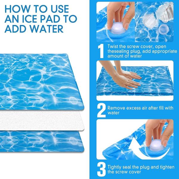 Cooling Mat for Dogs Water Injection Cooling Mats Cooling Bed Mats,Self Cooling Pet Dog Cool Mat Pads for Dogs Cats