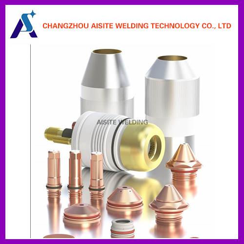 AJAN Plasma Cutting Machine Consumables Copper Nozzle For Plasma Cutter