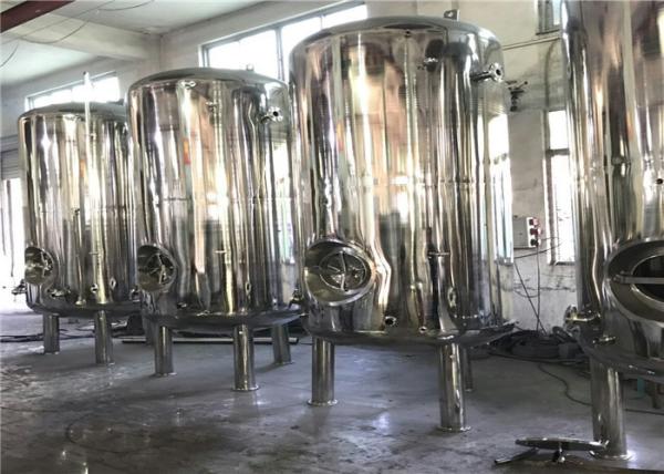 Food Grade Stainless Steel Wine Fermentation Tanks For Fruit Wine / Red Wine