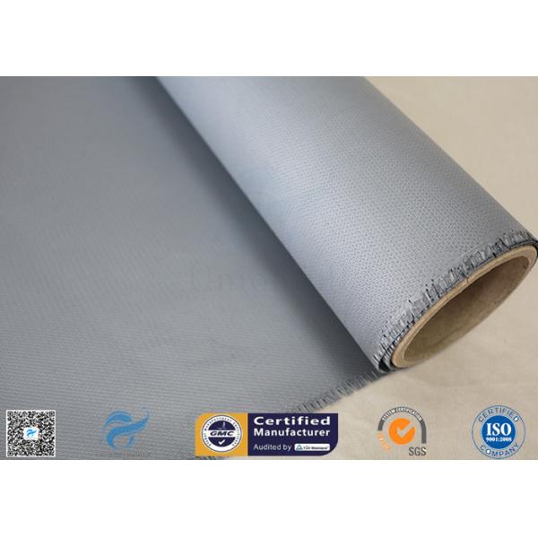 1.2*50m Alkali Free 18OZ Two Sides 4HS Silicone Rubber Coated Fiberglass Fabric