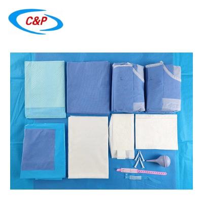 CE ISO13485 Approved Delivery Drape Set Pack Sterile For Hospitals And Clinics