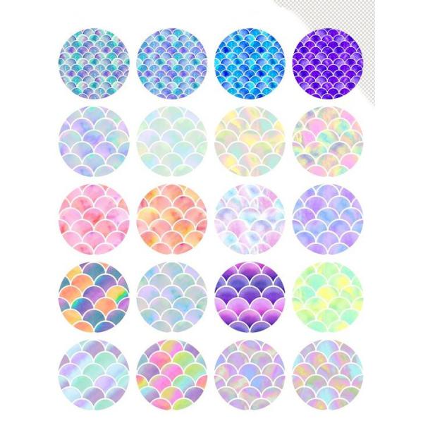 Children Mermaid Swimsuit Bikini 80% Polyester 20% Spandex With 4 Ways Stretchy