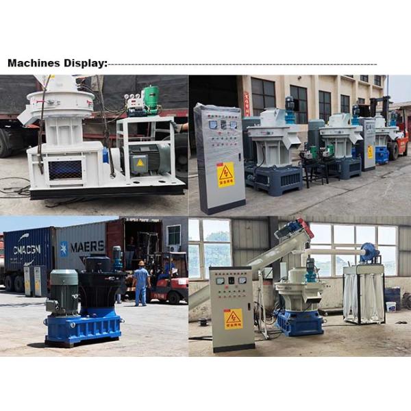 Wood Pellets 15KG Bags Vertical Ring Die Wood Pellet Mill With 1-5 T/H Capacity