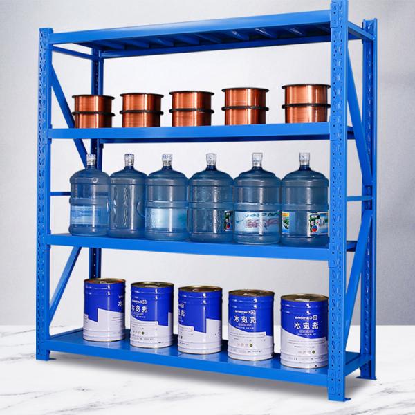 Q235B Q355B Steel Factory Medium Duty Rack Adjustable Levels Warehouse Storage Shelving