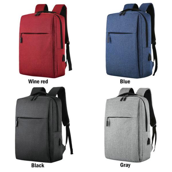 Anti Theft USB Fashionable Laptop Backpack For Men And Women