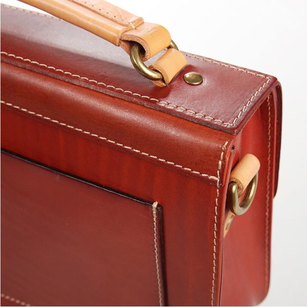 LH-62-3 Handmade Handbags Vintage Briefcase Genuine Leather Ladies Bags