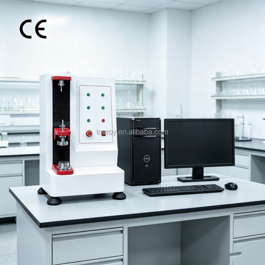 Fully Automatic Microcomputer-Controlled Spring Tension Compression Testing Machine Stiffness Detector Force Displacement Tester