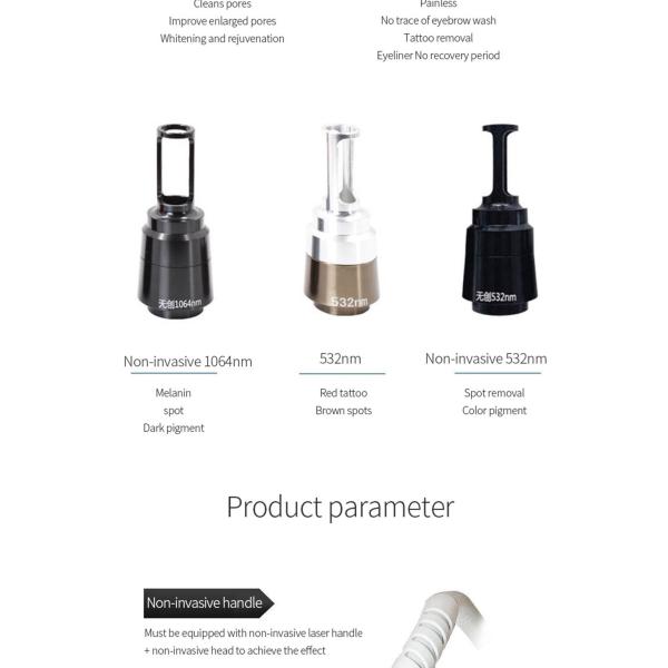 La peau Pico Carbon Facial Laser Machine tatouent le retrait 1064nm 532nm 1320nm