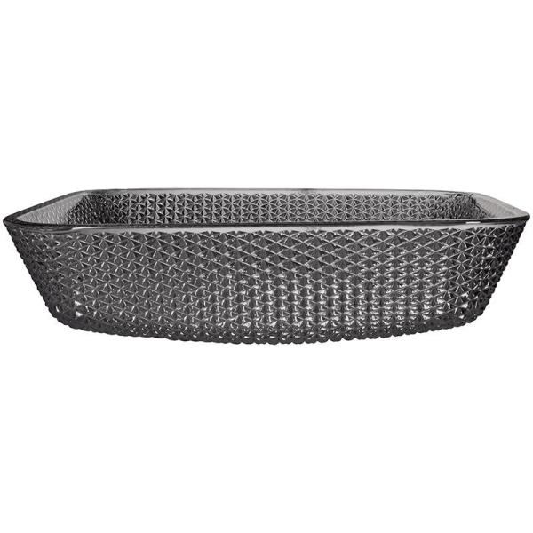 Countertop 400mm Wash Hand Basin 12mm Thick Gray Color For Dining Room
