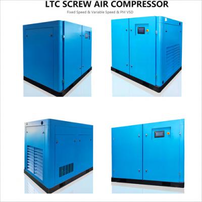 8bar Air System Screw Type Refrigeration Compressor Air Cooling 100 Hp Air Compressor