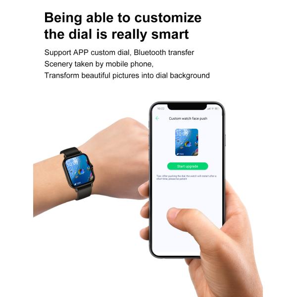 Approbation à la mode du Smart Watch ROHS de fonction de l'appel 200mAh