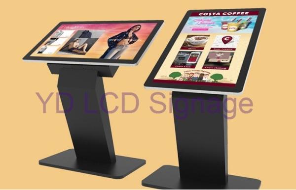 Floor Stand Shopping Mall Kiosk , Touch Screen Advertising Kiosk 1080*1960