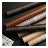 61cm de ancho estilo de diseño contemporáneo de madera texturizada natural de PVC Papel de pared para muebles o cocina