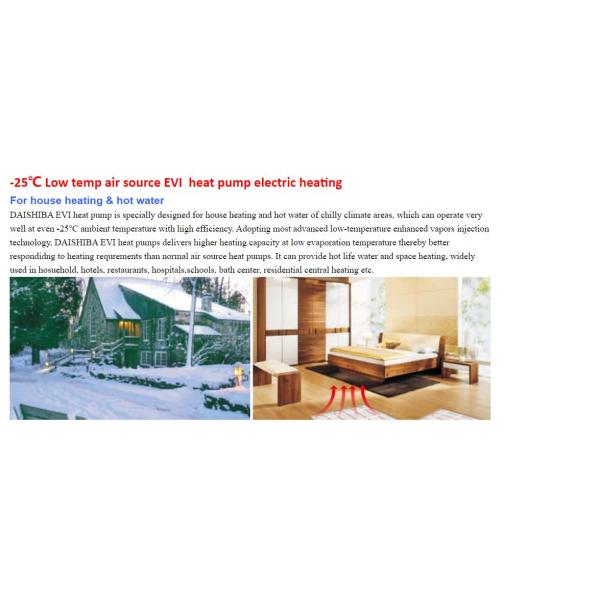 App-Controlled Heating and Domestic Hot Water Solution for Cold Areas Low-Temperature
