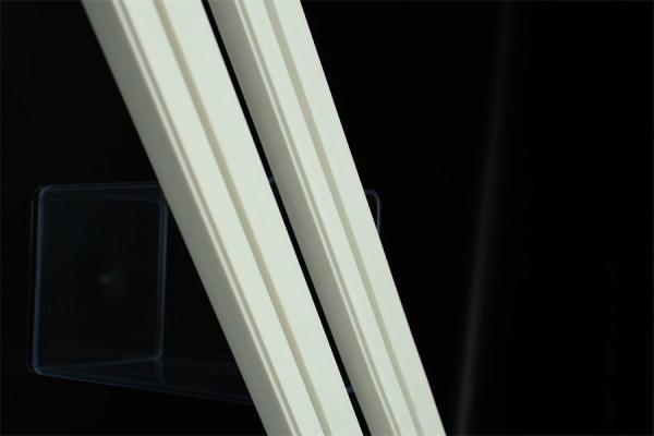 Corrosion Resistant Abs Strip White Pc Trim Fire Resistance  Plastic Trim Profiles Plastic Customized