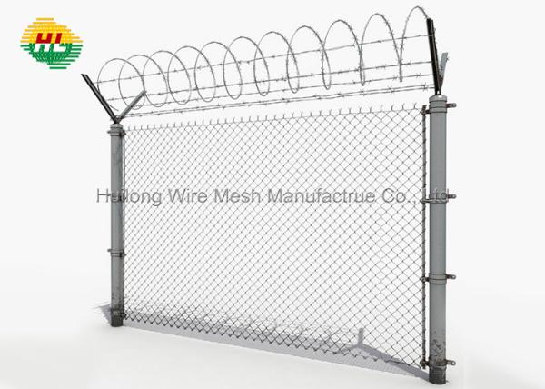 25m Green Pvc Chain Link Fence