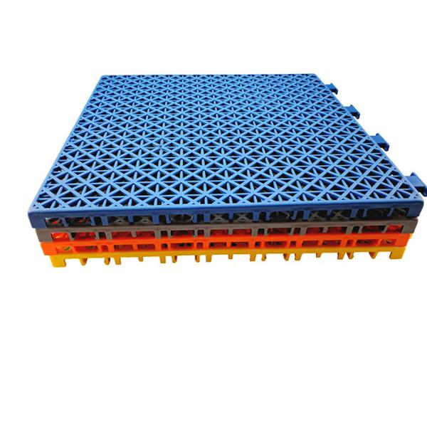 Multifunctional Outdoor Sports Flooring , Anti Static Flooring Never Warps And Strips