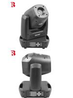 Cabeça branca móvel de 100 W LED Spot Beam Luz de palco para concertos de pequeno e médio porte