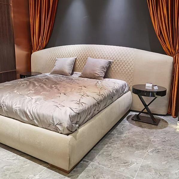 Antique Lit Double Bed 2.25m Modern Bedroom Furniture Sets 126