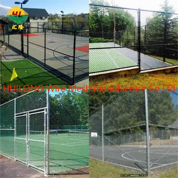 Звено цепи Gi высоты спортивной площадки 6m ограждая диаметр провода 1.8mm