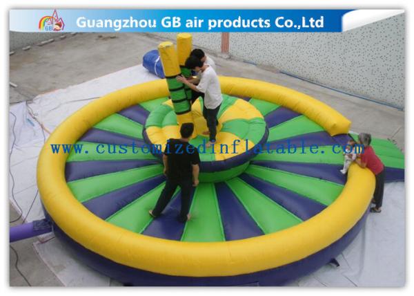 Round Inflatable Gladiator Game  , Inflatable Duel Combat For Jousting Arena