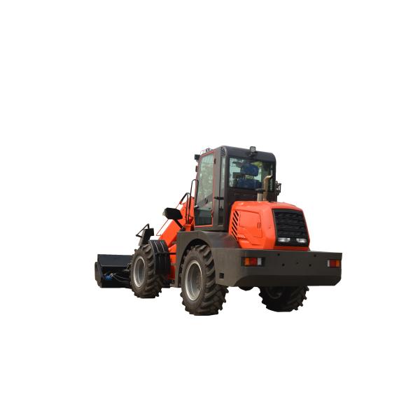 Yellow 2350mm Wheelbase 2500kg Telescopic Wheel Loader