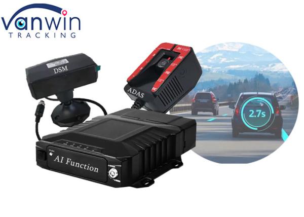 1080P 8CH HDD AI Mobile DVR GPS WIFI 4G ADAS DSM BSD Câmera H265 MDVR