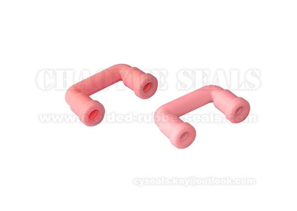 Double Blend Pink Silicone Rubber Tube Hose Chemical Resistant Inner Diameter 6 Mm